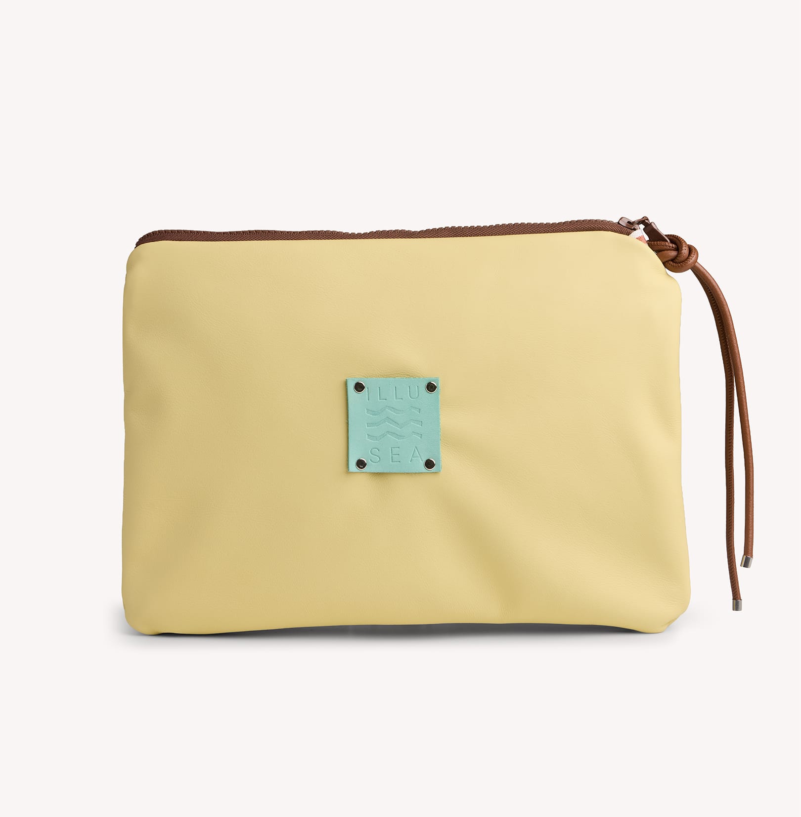 Salty Clutch Bag in Butter Yellow