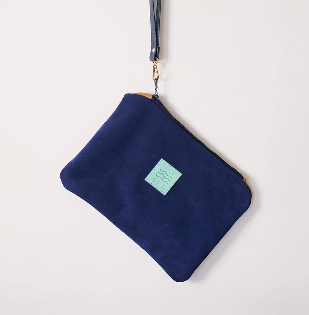 Salty Pouch Bag in Navy Blue