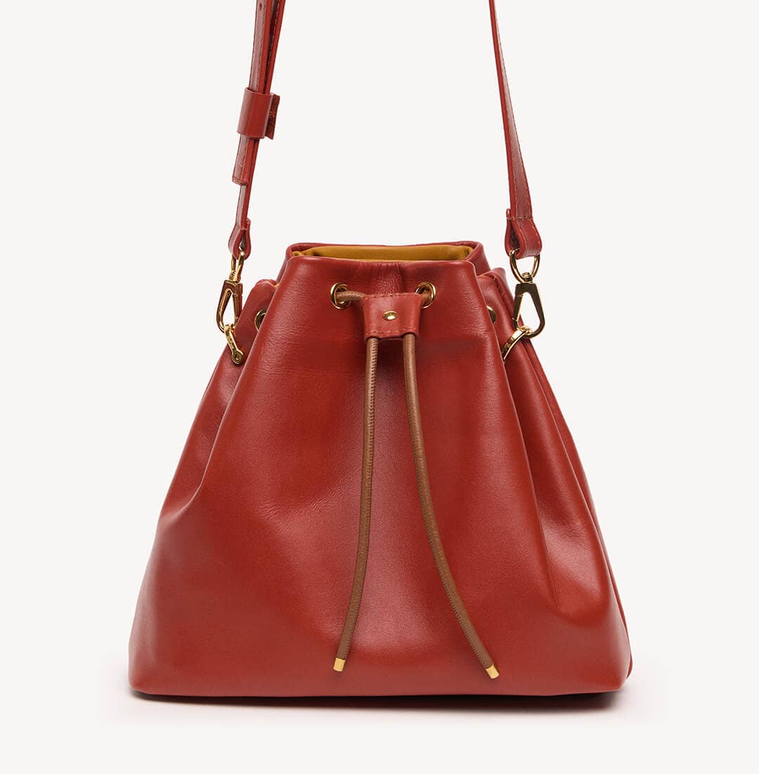 Wave Bag in Burnt Sienna