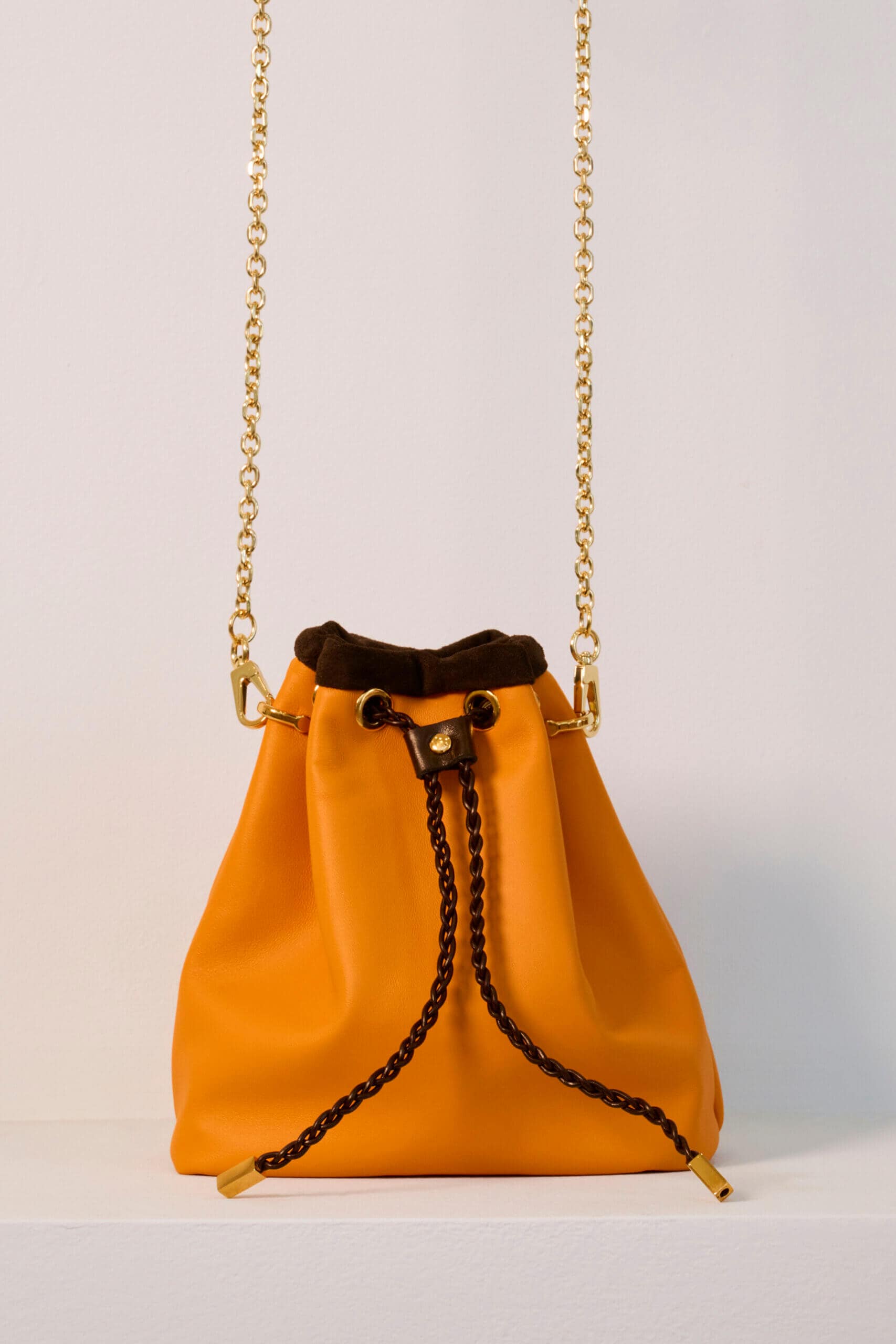Mini Wave Pouch Bag in Orange