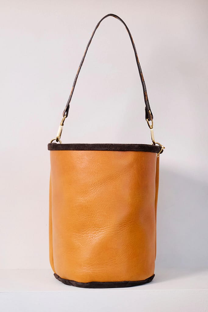 Horizon Bucket Bag in Orange